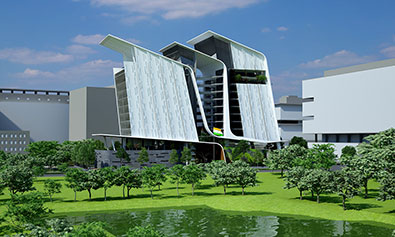 landmark design group architecture sustainability interiors pune proposal for pmrda pune office